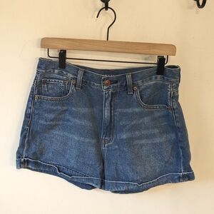 American Eagle Mom Short Jean Shorts Rolled Hem Women's Size 8